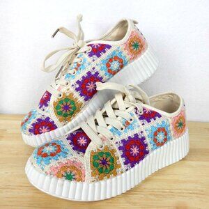 BAMBOO Crochet Sneakers- worn once!